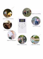 ⁦جهاز استقبال راديو FM ستيريو صغير محمول مع سماعة أذن⁩ - الصورة ⁦3⁩