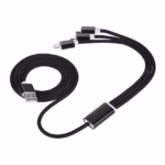 كابل شحن ومزامنة بيانات USB 2.0 إلى Micro USB، Type C، Lightning