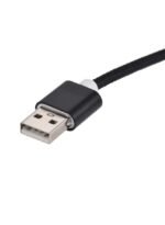 ⁦كابل شحن ومزامنة بيانات USB 2.0 إلى Micro USB، Type C، Lightning⁩ - الصورة ⁦5⁩