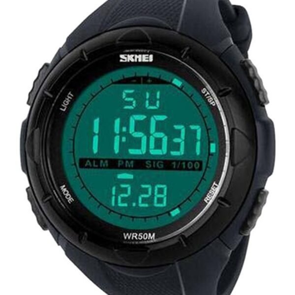 ساعة يد رقمية مقاومة للماء طراز 1025 للرجال