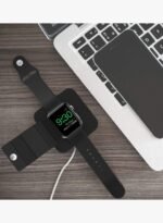 ⁦حافظة شحن من السيليكون الناعم لساعة Apple Watch مقاس 38 و42 مم⁩ - الصورة ⁦5⁩