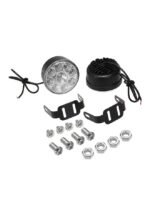 ⁦قطعتان من مصابيح LED دائرية للتشغيل النهاري DRL، مصباح أمامي للضباب وذيل السيارة⁩ - الصورة ⁦4⁩