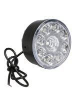 ⁦قطعتان من مصابيح LED دائرية للتشغيل النهاري DRL، مصباح أمامي للضباب وذيل السيارة⁩ - الصورة ⁦3⁩