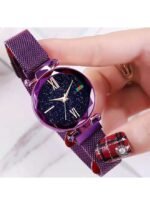 ⁦ساعة يد كوارتز بسوار من الإستانلس ستيل⁩ - الصورة ⁦2⁩