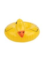 ⁦حامل مشروبات قابل للنفخ على شكل بطة⁩ - الصورة ⁦2⁩