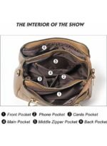 ⁦حقيبة كتف من مادة البولي يوريثين⁩ - الصورة ⁦4⁩