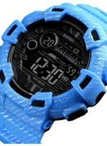 ⁦ساعة يد رقمية مقاومة للماء طراز 1472 - 51 ملم - لون أزرق للرجال⁩ - الصورة ⁦2⁩