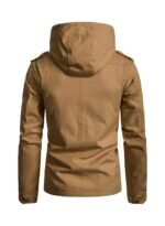 ⁦جاكيت كاجوال من القطن بغطاء للرأس⁩ - الصورة ⁦2⁩