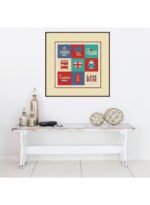 ⁦لوحة ماسية بتصميم لندن لتزيين الجدران⁩ - الصورة ⁦3⁩