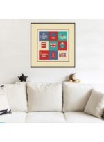 ⁦لوحة ماسية بتصميم لندن لتزيين الجدران⁩ - الصورة ⁦5⁩