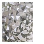 ملصق للنافذة بتصميم ثلاثي الأبعاد على شكل قطع زجاج شفاف 1.5x17.7x1.5بوصة