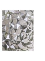 ملصق للنافذة بتصميم ثلاثي الأبعاد على شكل قطع زجاج شفاف 1.5x17.7x1.5بوصة