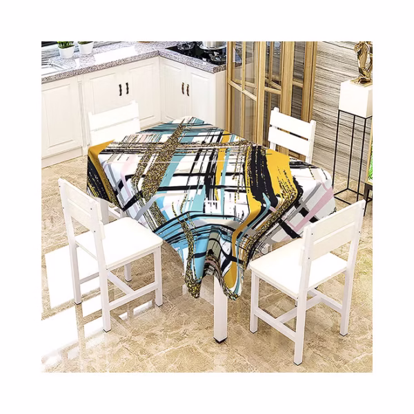 غطاء طاولة مقاوم للغبار من الألياف الدقيقة