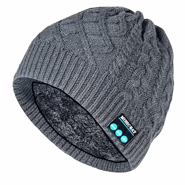 قبعة ذكية مزودة بسماعة رأس بلوتوث لاسلكية مزودة مع ميكروفون ومكبر صوت