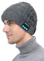 ⁦قبعة ذكية مزودة بسماعة رأس بلوتوث لاسلكية مزودة مع ميكروفون ومكبر صوت⁩ - الصورة ⁦2⁩