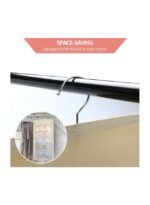 ⁦خزانة ملابس معلقة مزدوجة الجوانب مع علاقة معدنية⁩ - الصورة ⁦6⁩