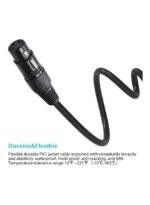 ⁦مجموعة من 8 كابلات XLR ثلاثية الدبابيس⁩ - الصورة ⁦3⁩