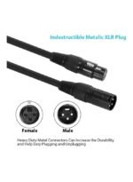 ⁦مجموعة من 8 كابلات XLR ثلاثية الدبابيس⁩ - الصورة ⁦2⁩