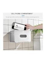 ⁦صندوق ورق تواليت مثبت على الحائط⁩ - الصورة ⁦2⁩