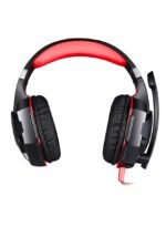 ⁦سماعة رأس سلكية للألعاب مع ميكروفون لأجهزة الكمبيوتر المكتبية⁩ - الصورة ⁦2⁩