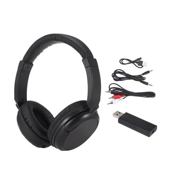 سماعات أذن موسيقية لاسلكية FM مع ملحقاتها