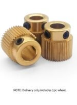 ⁦بكرة بثق نحاسية مكونة من قطعة واحدة مزودة بـ 40 سنًا لطابعة Creality Ender3/3S/V2/5 Cr10/10S/V2 ثلاثية الأبعاد⁩ - الصورة ⁦2⁩