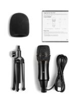 ⁦ميكروفون USB مع حامل ثلاثي القوائم صغير لسطح المكتب وواقي للرياح⁩ - الصورة ⁦6⁩