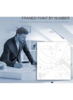 ⁦لوحة زيتية من القماش الكتاني مقاس 12 × 16 بوصة يمكنك تلوينها بنفسك⁩ - الصورة ⁦5⁩