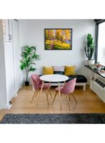 ⁦لوحة زيتية من القماش الكتاني مقاس 12 × 16 بوصة يمكنك تلوينها بنفسك⁩ - الصورة ⁦2⁩