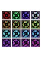 ⁦شريط إضاءة LED RGB ملون قابل للتعتيم بمنفذ USB مع جهاز تحكم عن بعد بالأشعة تحت الحمراء⁩ - الصورة ⁦7⁩