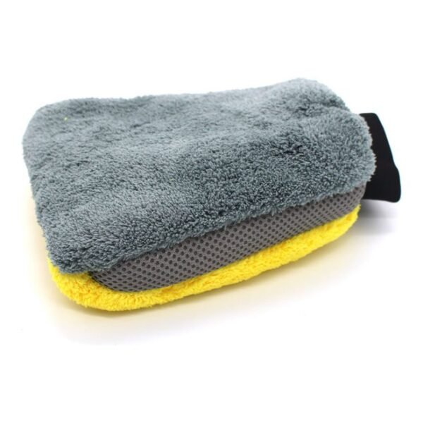 قفاز غسيل السيارة متعدد الوظائف من الألياف الدقيقة ومضاد للخدش