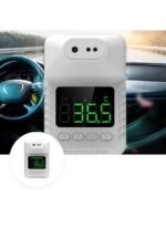 ⁦مقياس حرارة بالأشعة تحت الحمراء مثبت على الحائط بتصميم غير تلامسي مع مستشعر عالي السرعة مدمج⁩ - الصورة ⁦7⁩