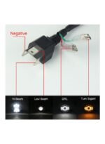 ⁦مصباح أمامي بديل بـ 7 مصابيح LED لجهاز عرض جيب رانجلر JK/JKU/CJ/LJ/TJ/Hummer/H1/H2⁩ - الصورة ⁦4⁩