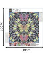 ⁦لوحة ماسية خماسية الأبعاد لتزيين الحائط⁩ - الصورة ⁦6⁩