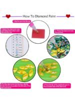 ⁦لوحة ماسية خماسية الأبعاد لتزيين الحائط⁩ - الصورة ⁦4⁩