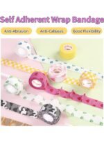 ⁦4 لفات من الضمادات اللاصقة المتماسكة⁩ - الصورة ⁦2⁩