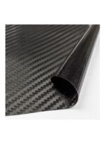 ⁦غشاء حماية للتحكم مضاد للخدش من ألياف الكربون وملصق حبيبات الخشب متوافق مع الطراز 3⁩ - الصورة ⁦2⁩