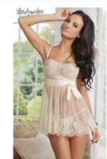 ⁦فستان قصير من الدانتيل⁩ - الصورة ⁦4⁩