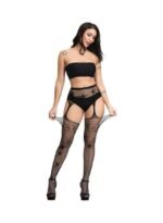 ⁦جوارب شبكية مجوفة من الدانتيل⁩ - الصورة ⁦2⁩