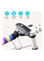 ⁦مصباح أمامي USB LED للدراجات مع بوق⁩ - الصورة ⁦3⁩