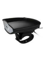 مصباح أمامي USB LED للدراجات مع بوق