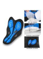 ⁦شورت ركوب الدراجات الرجالي المبطن ثلاثي الأبعاد⁩ - الصورة ⁦3⁩