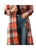 معطف بتفاصيل مربعة