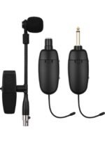 مجموعة ميكروفون لاسلكي UHF مكونة من 3 قطع