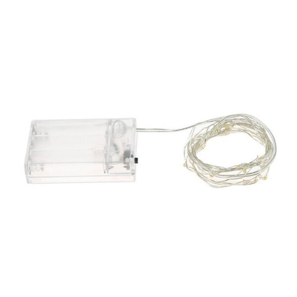 سلسلة النجوم ببطارية تعمل بالبطارية ضوء الجنية الأبيض 5 متر