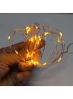 ⁦سلسلة النجوم ببطارية تعمل بالبطارية ضوء الجنية الأبيض 5 متر⁩ - الصورة ⁦4⁩