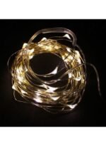 ⁦سلسلة النجوم ببطارية تعمل بالبطارية ضوء الجنية الأبيض 5 متر⁩ - الصورة ⁦2⁩