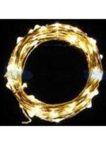 ⁦سلسلة النجوم ببطارية تعمل بالبطارية ضوء الجنية الأبيض 5 متر⁩ - الصورة ⁦3⁩