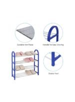 ⁦حامل أحذية بأربع طبقات⁩ - الصورة ⁦2⁩