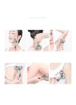 ⁦أداة تدليك دوارة ثلاثية الأبعاد للوجه فضي 197جم⁩ - الصورة ⁦2⁩